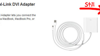 Apple DisplayPort to Dual Link DVI Adapter Delayed to Dec. 23
